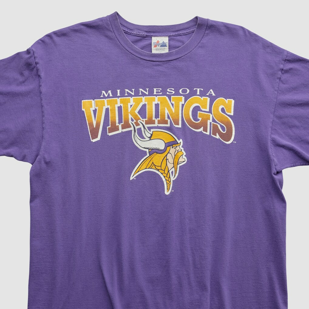 Minnesota Vikings Majestic 2000s T-shirt Purple Vintage