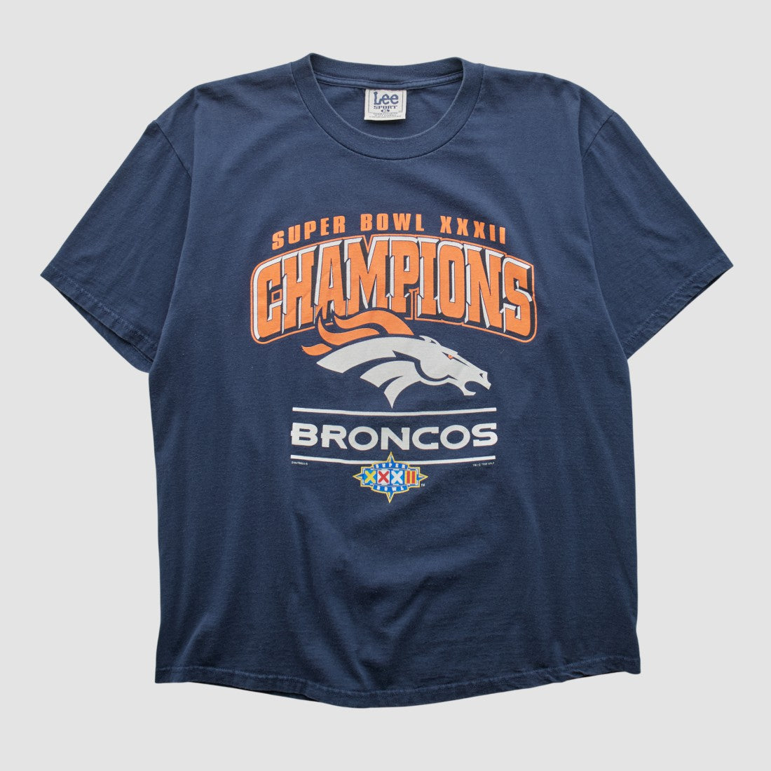 Denver Broncos Lee Sport 1998 T-shirt Navy Vintage