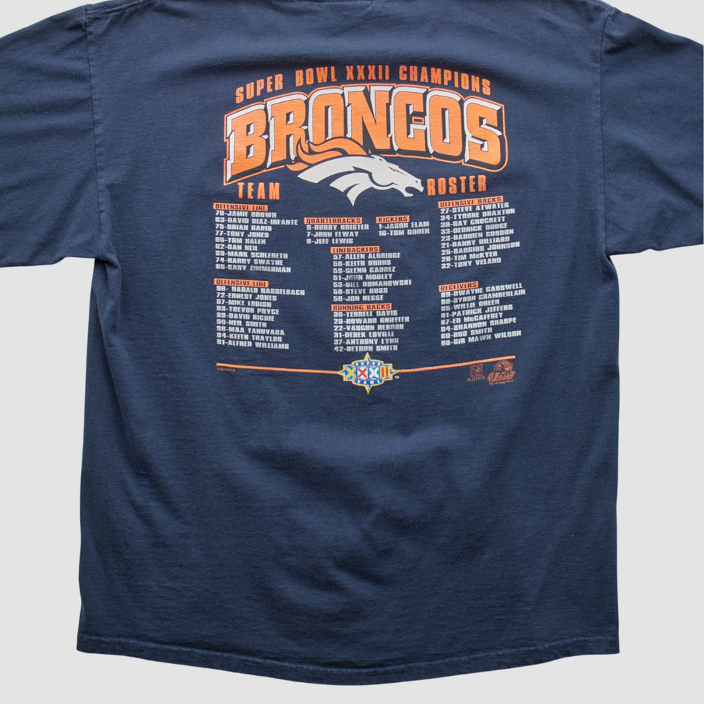 Denver Broncos Lee Sport 1998 T-shirt Navy Vintage