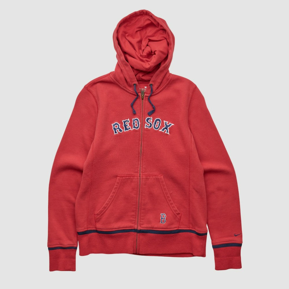 Boston Red Sox Nike 2000s Hooded Full Zip Sweatshirt - Red - XS by Fanatics Real Vintage Sweatshirts