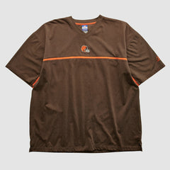 Cleveland Browns Reebok 2000s T-shirt Brown Vintage