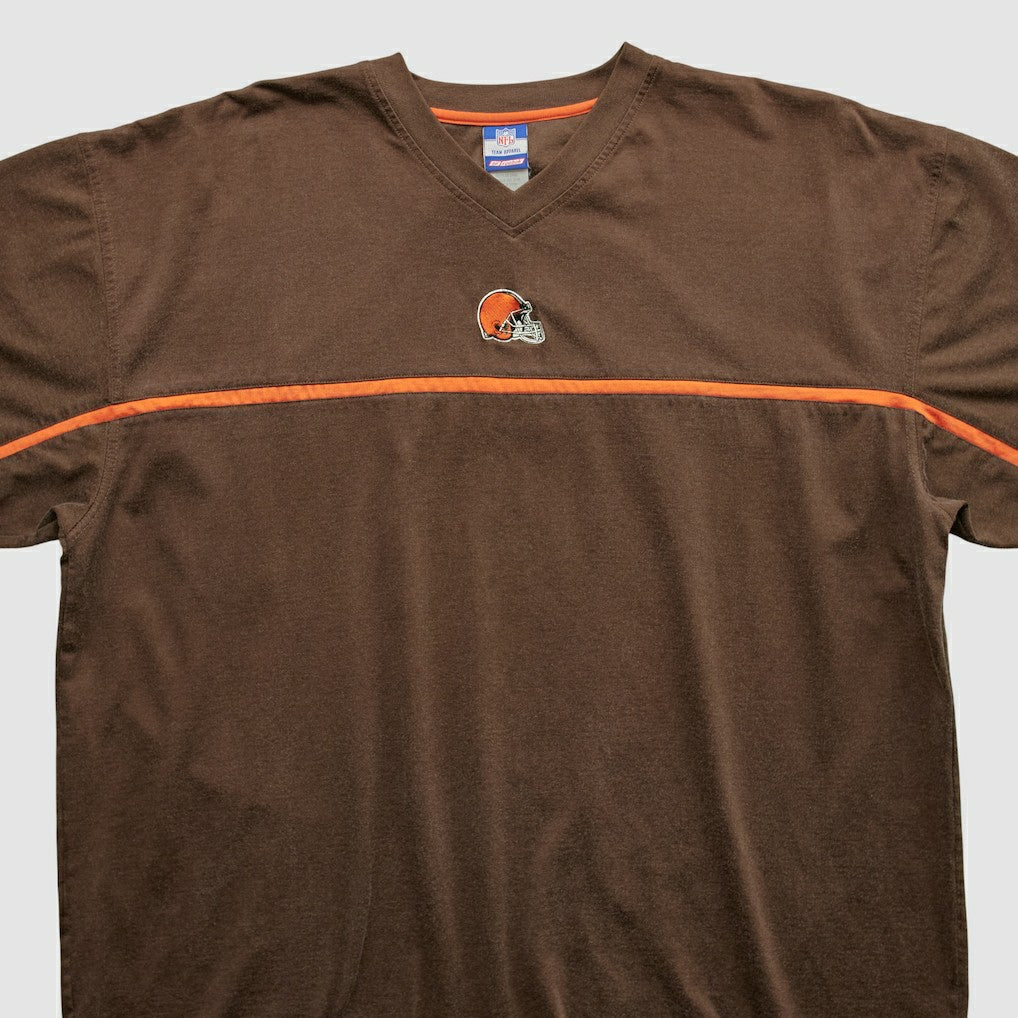 Cleveland Browns Reebok 2000s T-shirt Brown Vintage