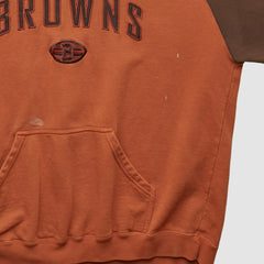 Cleveland Browns Reebok 2000s Hooded Pullover Sweatshirt Clay Vintage