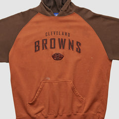 Cleveland Browns Reebok 2000s Hooded Pullover Sweatshirt Clay Vintage