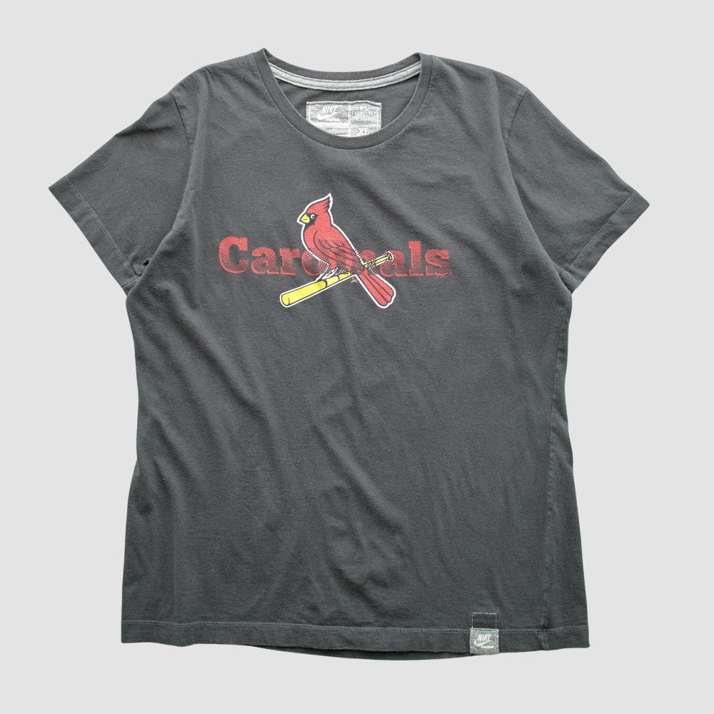 St. Louis Cardinals Nike 2000s T-shirt - Charcoal - XL by Fanatics Real Vintage T-shirts