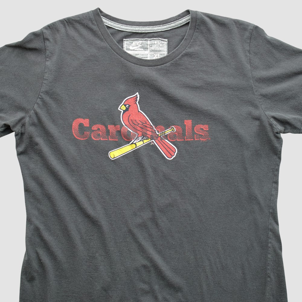 St. Louis Cardinals Nike 2000s T-shirt - Charcoal - XL by Fanatics Real Vintage T-shirts
