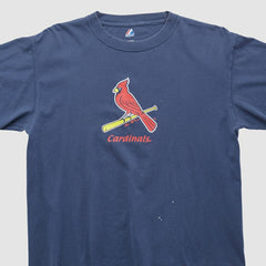St. Louis Cardinals Majestic 2000s T-shirt - Navy - L by Fanatics Real Vintage T-shirts