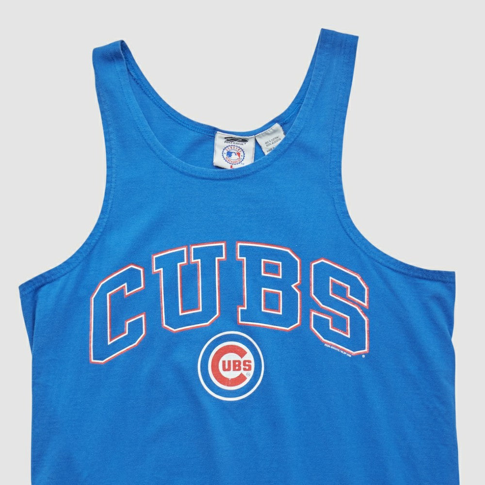 Chicago Cubs Pro Player 2000s Tank - Blue - M by Fanatics Real Vintage Tanks