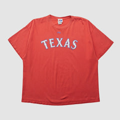 Texas Rangers Majestic 2009 T-shirt - Red - XL by Fanatics Real Vintage T-shirts