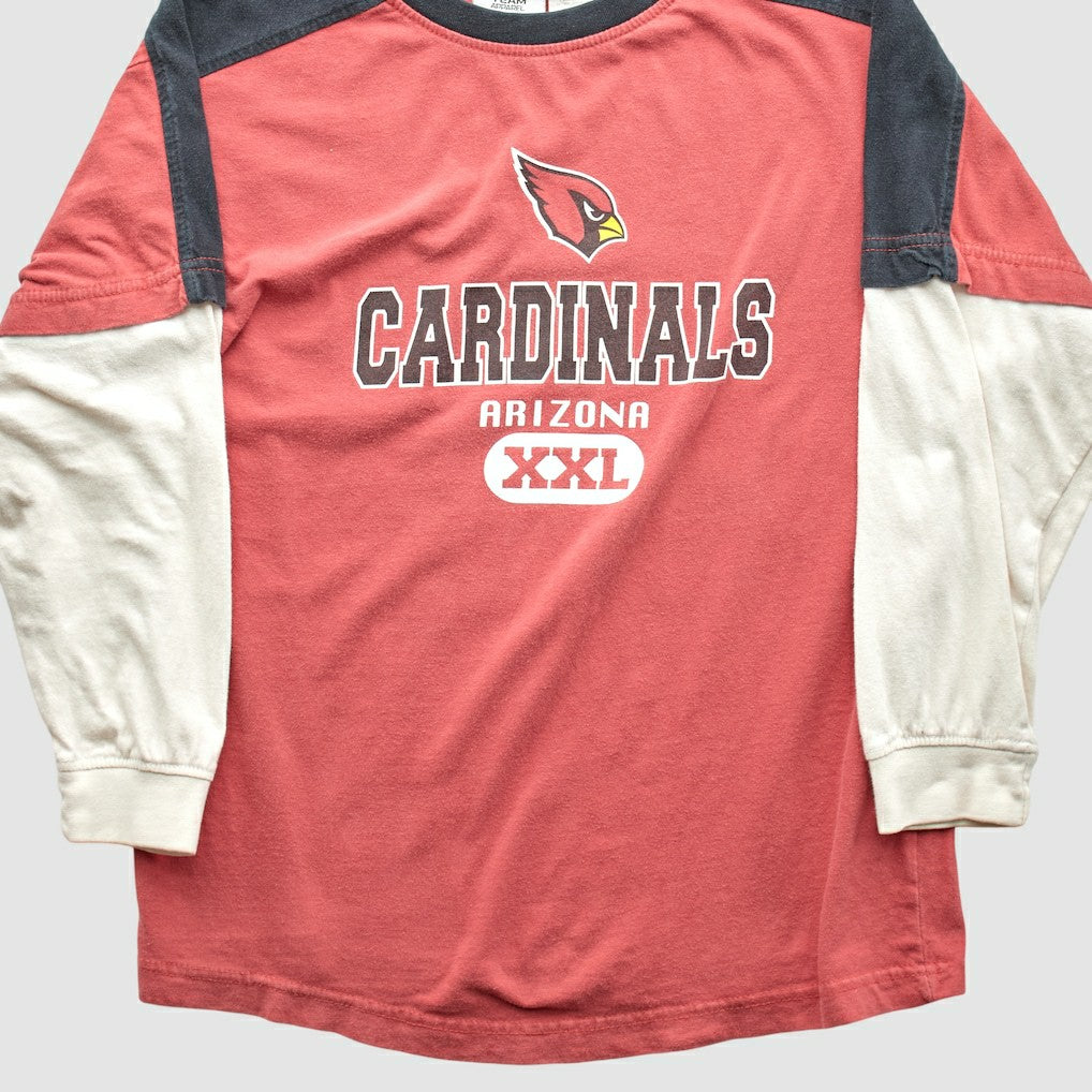 Arizona Cardinals NFL 2010s Long Sleeve T-shirt Red Vintage