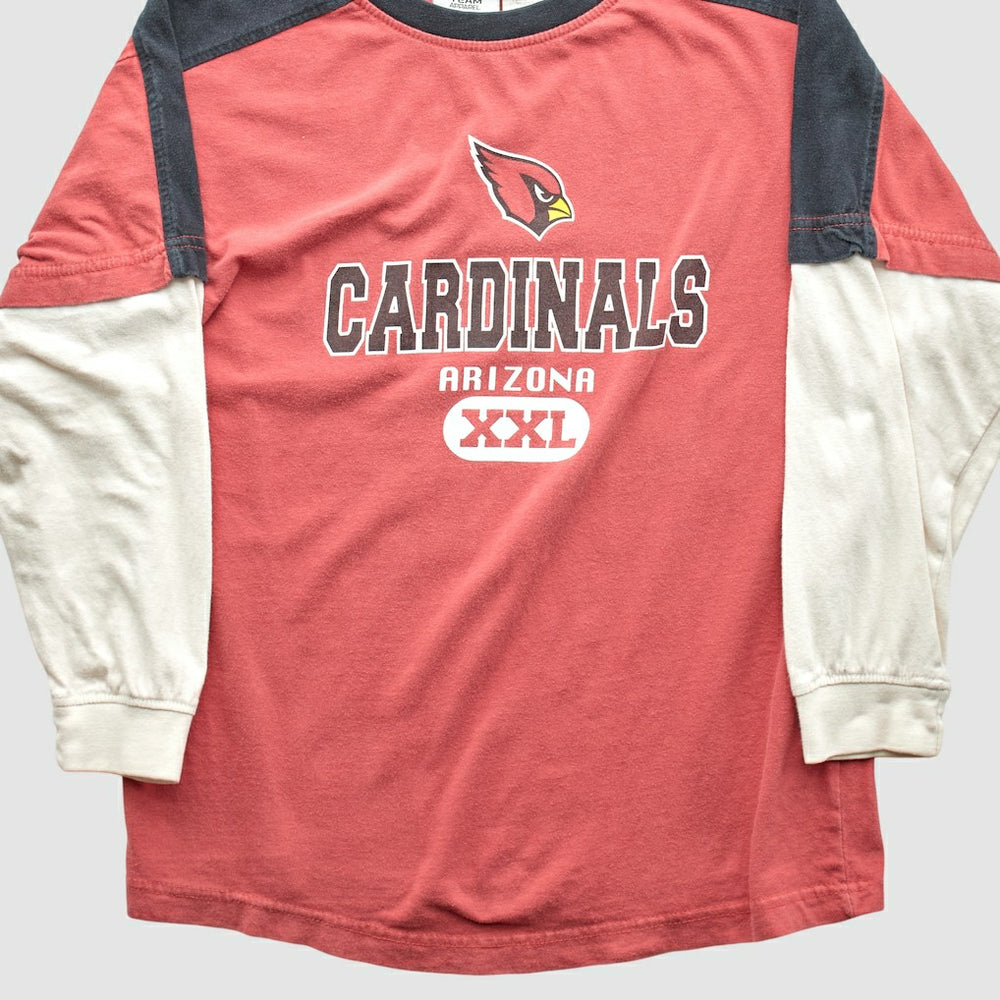 Arizona Cardinals NFL 2010s Long Sleeve T-shirt Red Vintage