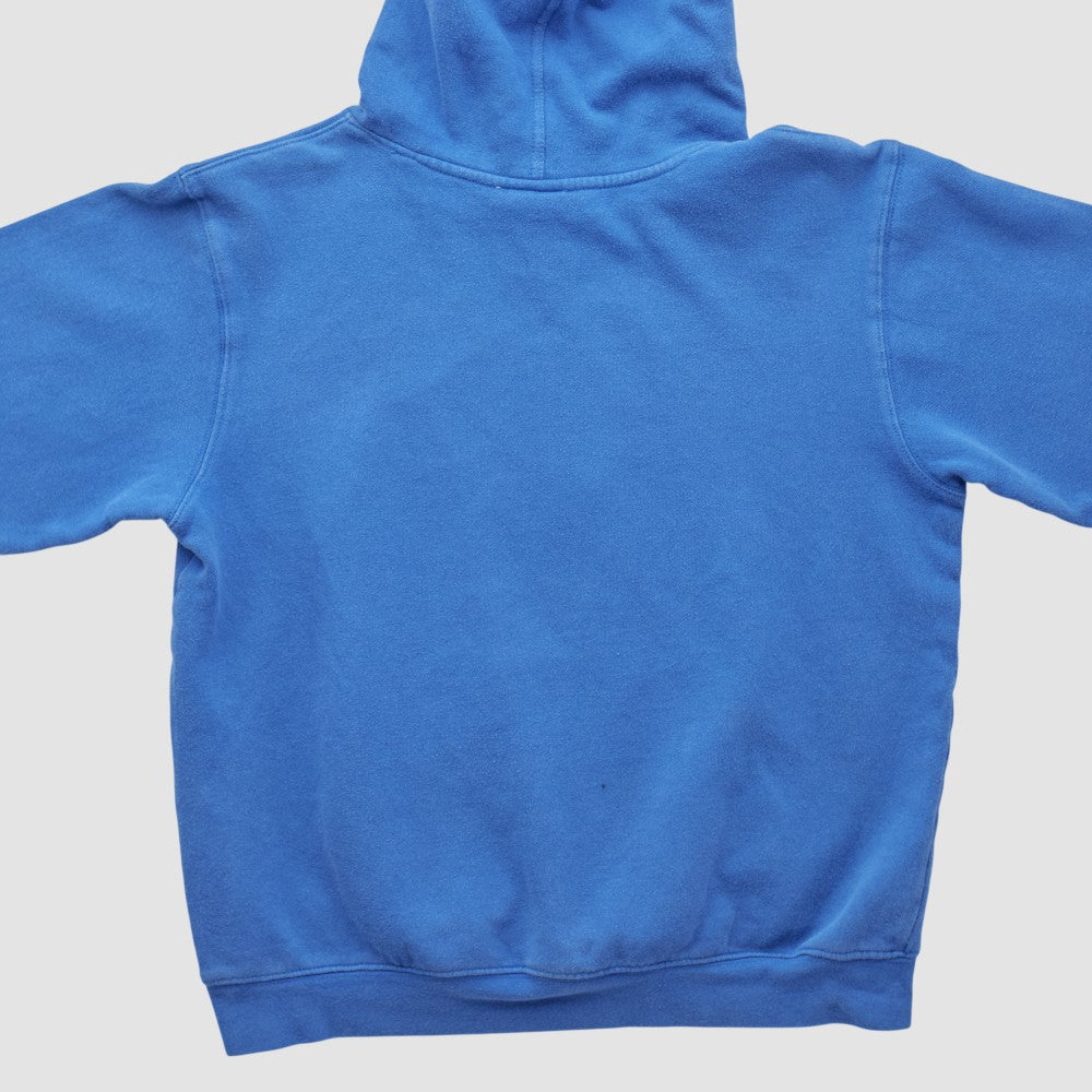 Milwaukee Brewers Majestic 2000s Hooded Pullover Sweatshirt - Blue - Yth XL by Fanatics Real Vintage Pullover