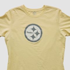 Pittsburgh Steelers Reebok 2000s T-shirt Yellow Vintage