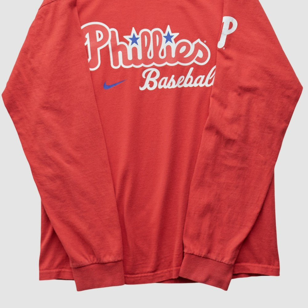 Philadelphia Phillies Nike 2000s Long Sleeve T-shirt - Red - S by Fanatics Real Vintage T-shirts