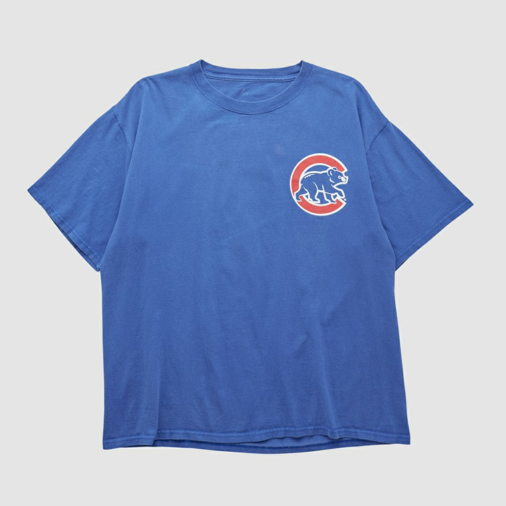 Chicago Cubs Majestic 2008 T-shirt - Blue - XL by Fanatics Real Vintage T-shirts