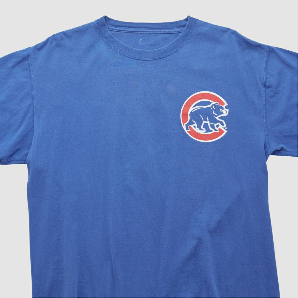 Chicago Cubs Majestic 2008 T-shirt - Blue - XL by Fanatics Real Vintage T-shirts