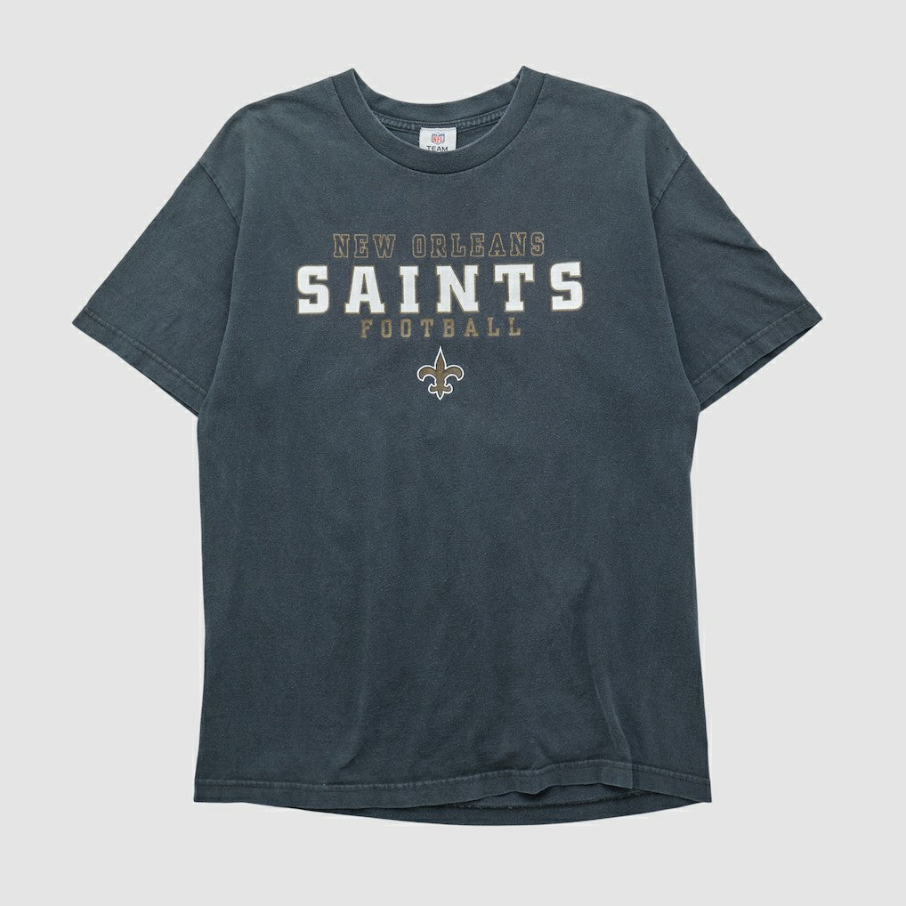 New Orleans Saints NFL 2010s T-shirt Black Vintage
