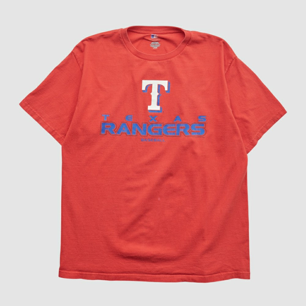 Texas Rangers Genuine Merchandise 2000s T-shirt - Red - M by Fanatics Real Vintage T-shirts