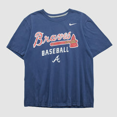 Atlanta Braves Nike 2010s T-shirt - Navy - S by Fanatics Real Vintage T-shirts