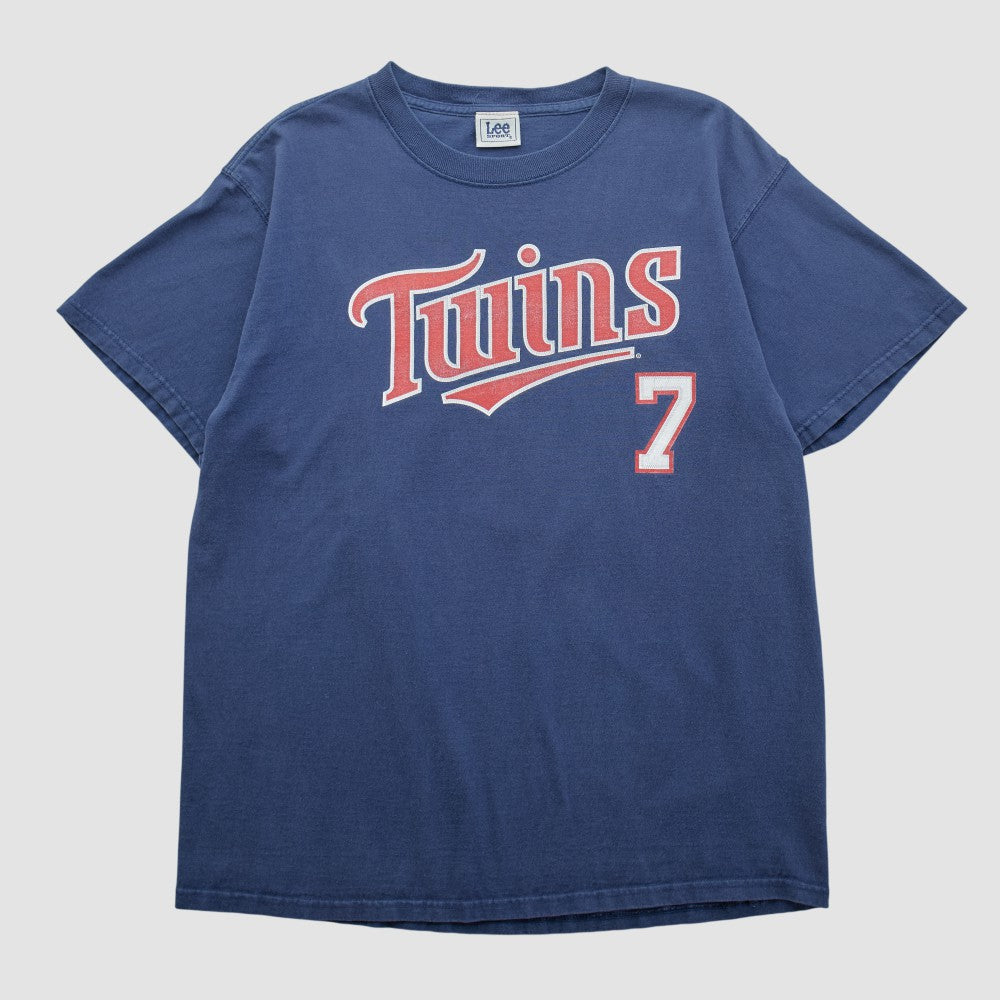 Minnesota Twins Lee Sport 2000s T-shirt - Navy - M by Fanatics Real Vintage T-shirts