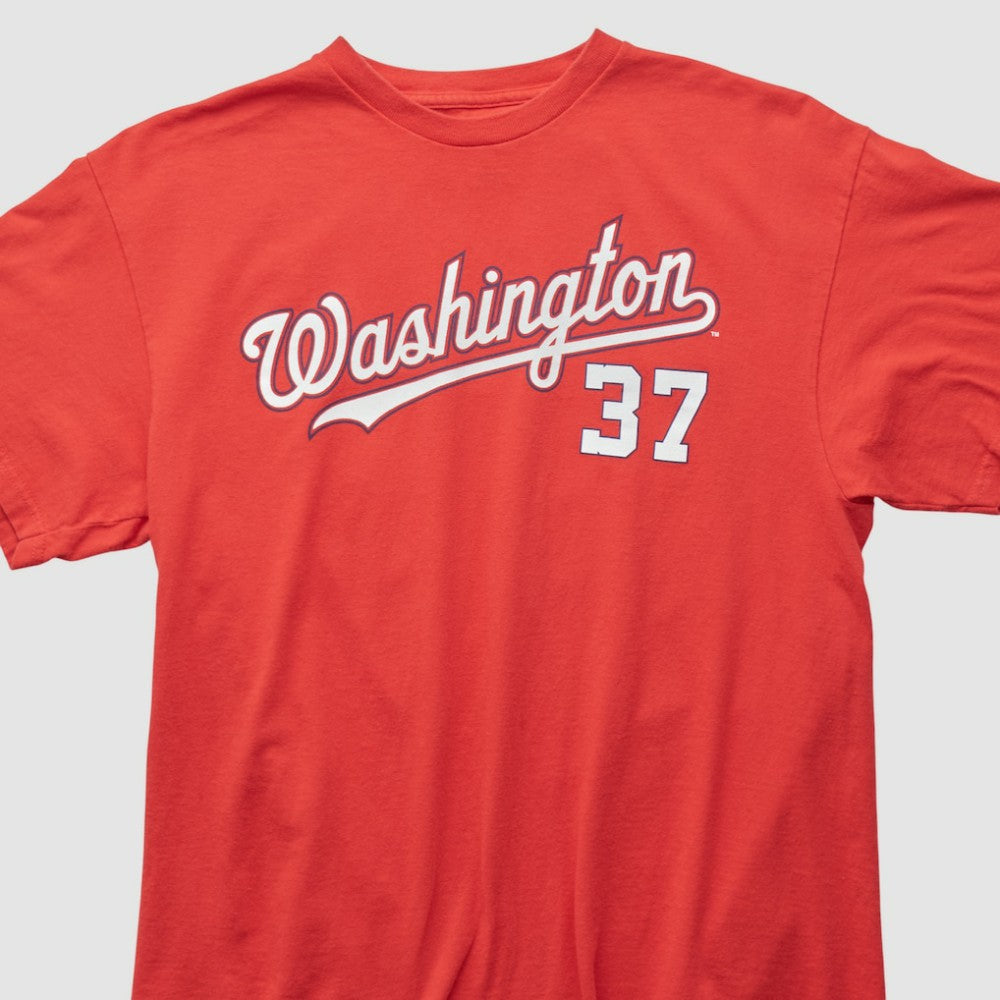 Washington Nationals Genuine Merchandise 2000s T-shirt - Red - S by Fanatics Real Vintage T-shirts