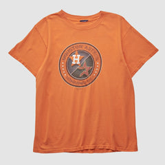 Houston Astros 2000s T-shirt - Orange - S by Fanatics Real Vintage T-shirts