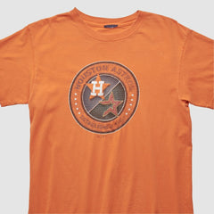 Houston Astros 2000s T-shirt - Orange - S by Fanatics Real Vintage T-shirts