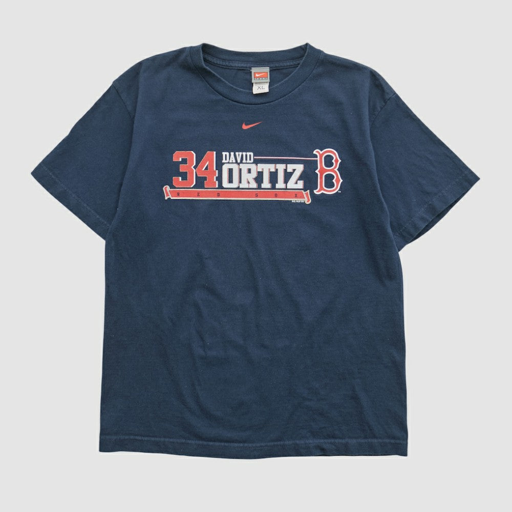 David Ortiz Nike 2007 T-shirt - Navy - S by Fanatics Real Vintage T-shirts