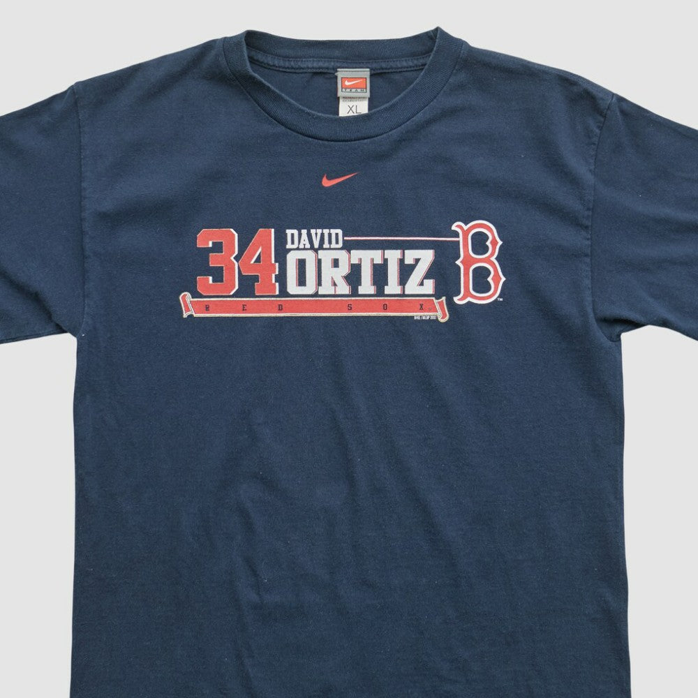 David Ortiz Nike 2007 T-shirt - Navy - S by Fanatics Real Vintage T-shirts