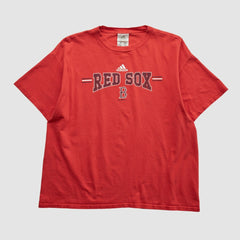 Boston Red Sox Adidas 2000s T-shirt - Red - M by Fanatics Real Vintage T-shirts