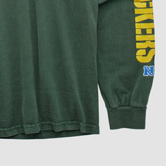 Green Bay Packers NFL 2010s Long Sleeve T-shirt Green Vintage