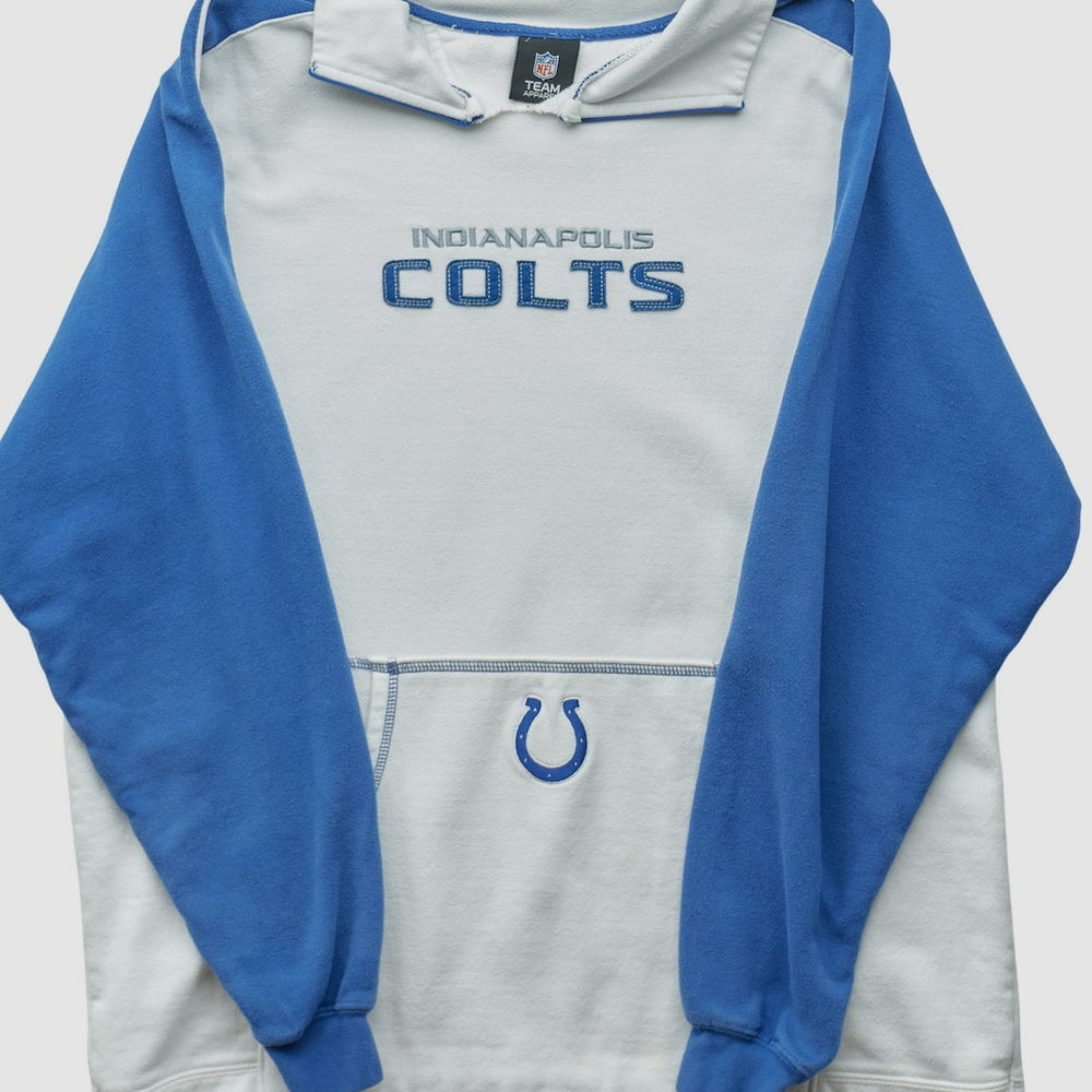Indianapolis Colts NFL 2010s Pullover Sweatshirt White Vintage
