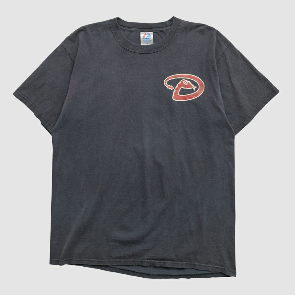 Arizona Diamondbacks Majestic 2000s T-shirt - Black - L by Fanatics Real Vintage T-shirts