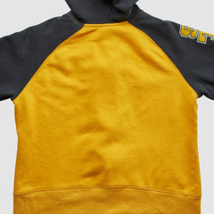 Pittsburgh Steelers Reebok 2000s Hooded Full Zip Sweatshirt Yellow Vintage