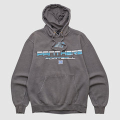 Carolina Panthers NFL 2010s Hooded Pullover Sweatshirt Dark Heather Gray Vintage