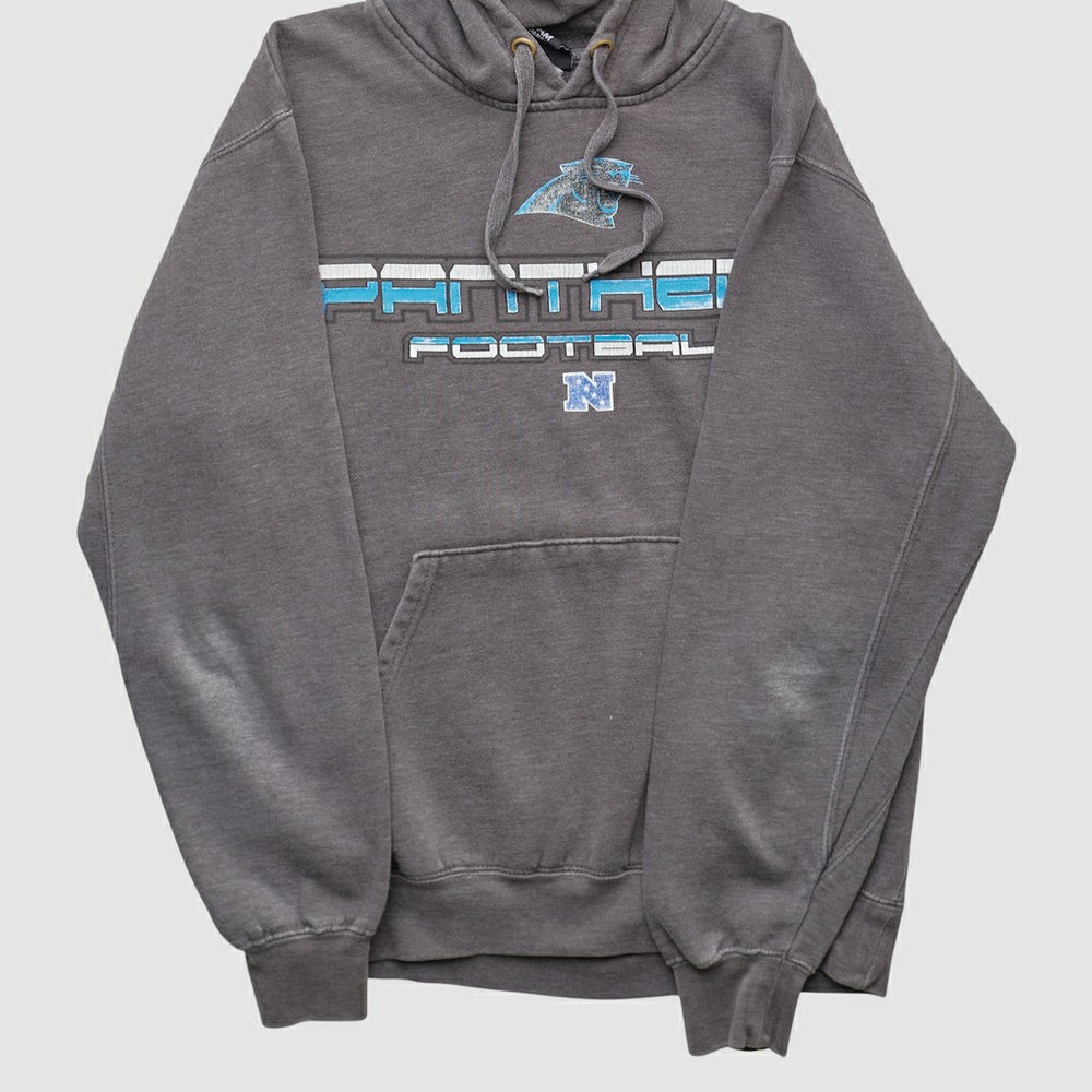 Carolina Panthers NFL 2010s Hooded Pullover Sweatshirt Dark Heather Gray Vintage