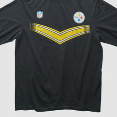 Pittsburgh Steelers Reebok 2000s Long Sleeve T-shirt Black Vintage