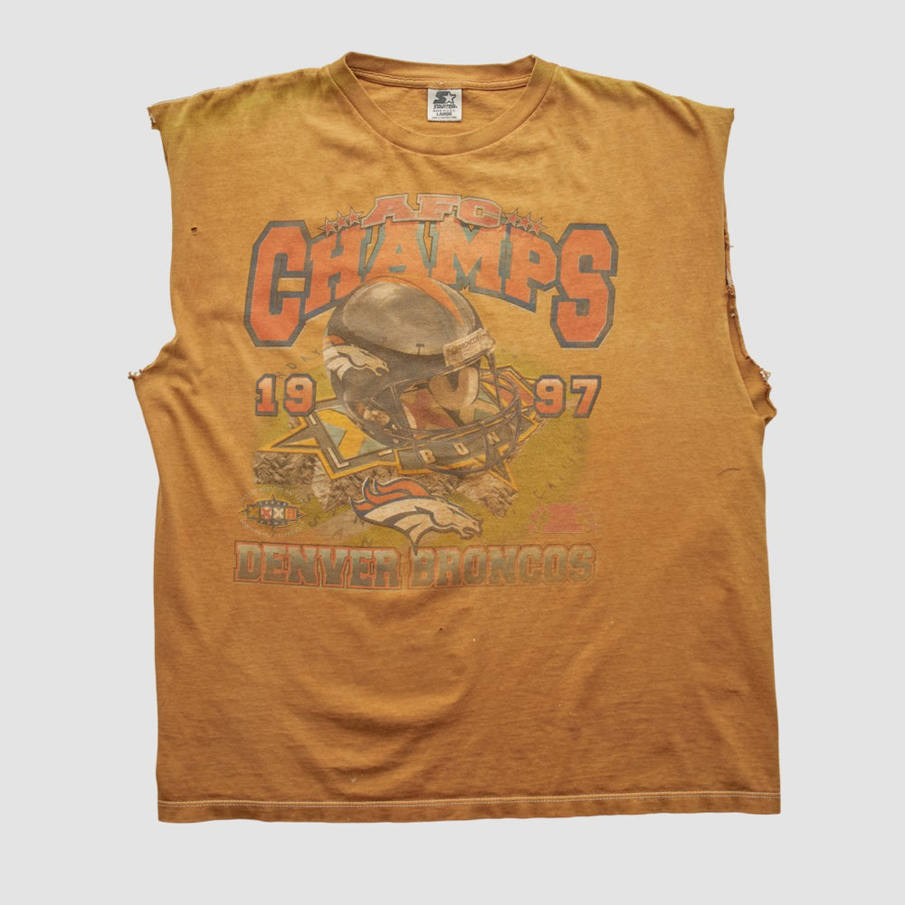 Denver Broncos Starter Tank Clay Vintage