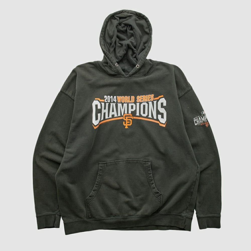 San Francisco Giants Genuine Merchandise 2014 Hooded Pullover Sweatshirt - Charcoal - L by Fanatics Real Vintage Pullover