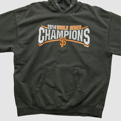 San Francisco Giants Genuine Merchandise 2014 Hooded Pullover Sweatshirt - Charcoal - L by Fanatics Real Vintage Pullover