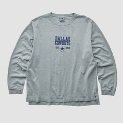 Dallas Cowboys Cowboys Authentic Apparel 2000s Long Sleeve T-shirt Heather Gray Vintage