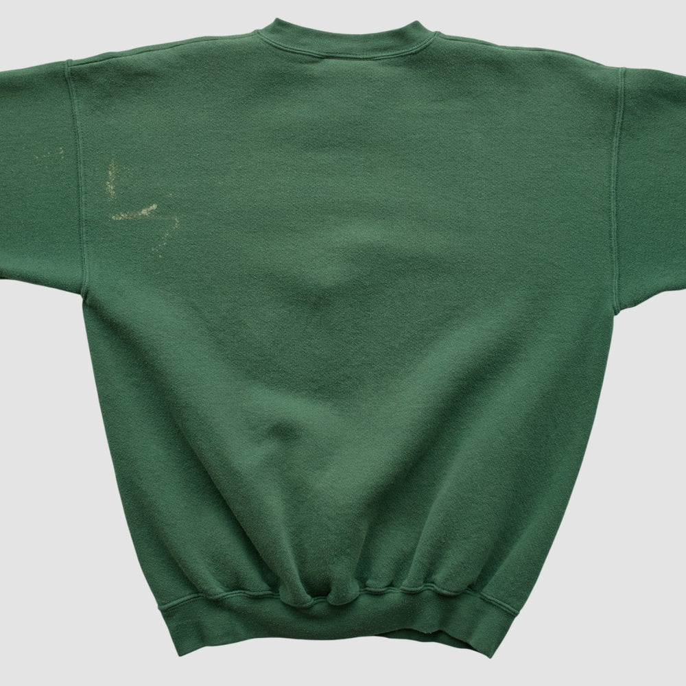 Green Bay Packers Logo Athletic Pullover Sweatshirt Green Vintage