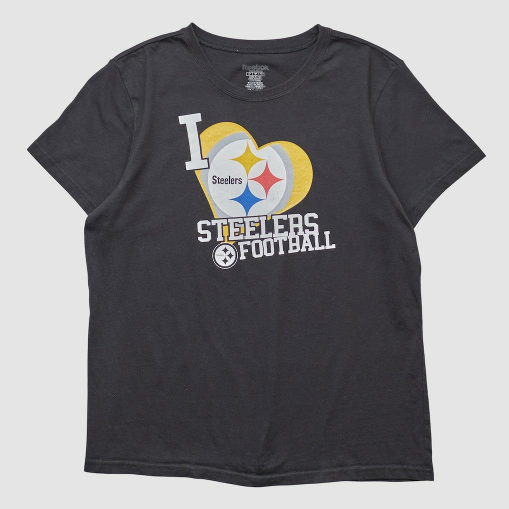 Pittsburgh Steelers Reebok 2000s T-shirt Black Vintage