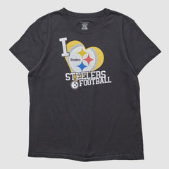 Pittsburgh Steelers Reebok 2000s T-shirt Black Vintage