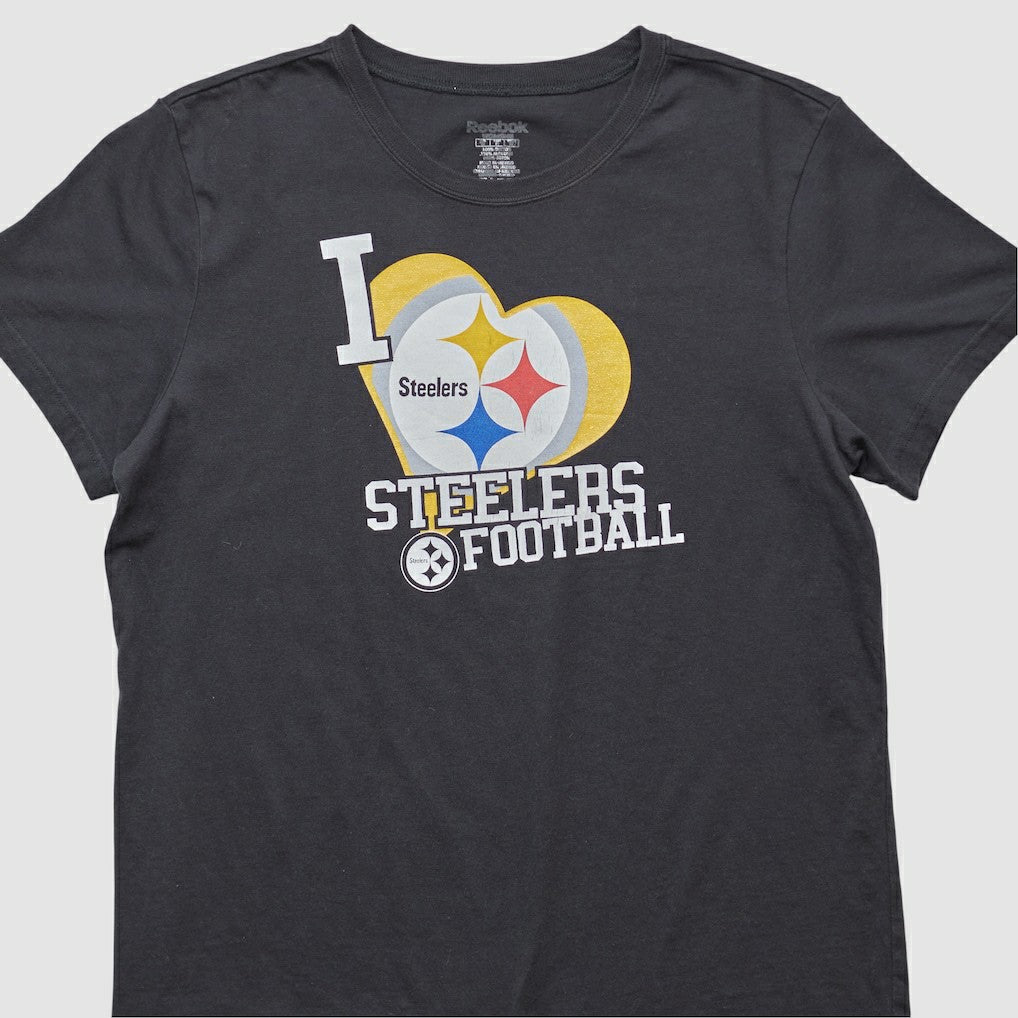 Pittsburgh Steelers Reebok 2000s T-shirt Black Vintage