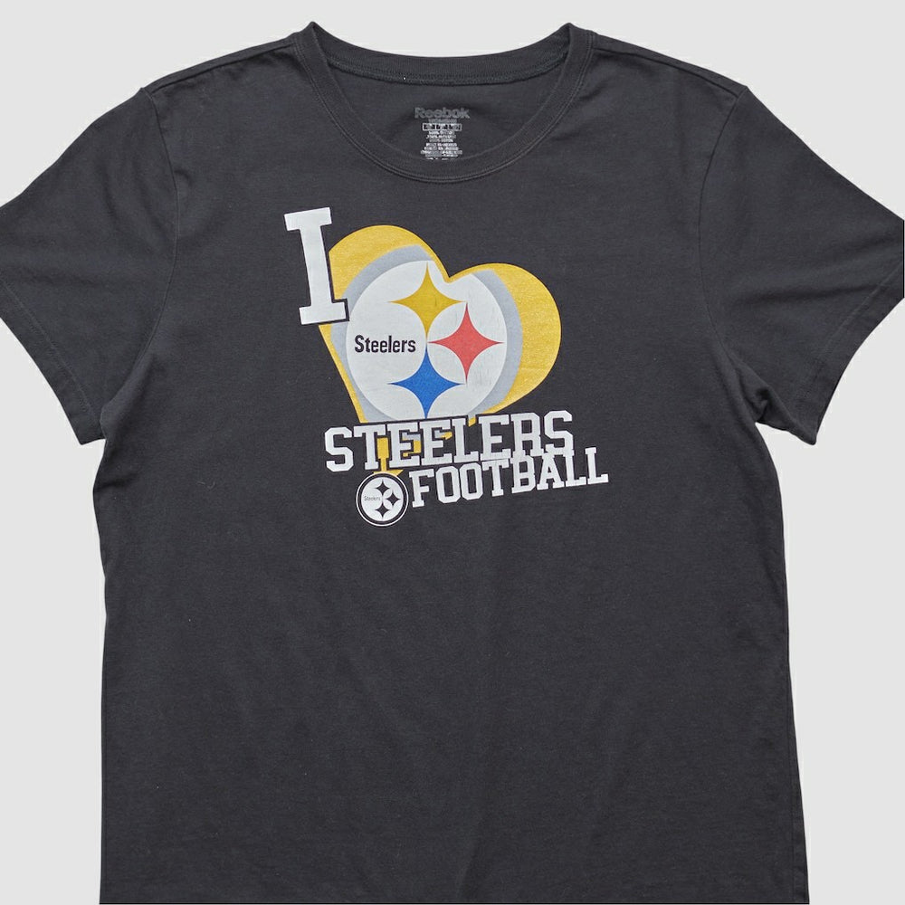 Pittsburgh Steelers Reebok 2000s T-shirt Black Vintage