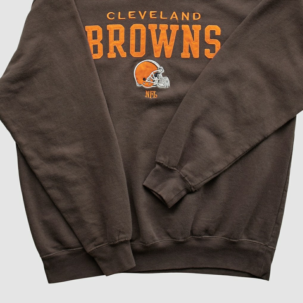 Cleveland Browns NFL 2000s Pullover Sweatshirt Brown Vintage