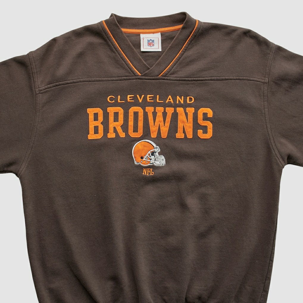 Cleveland Browns NFL 2000s Pullover Sweatshirt Brown Vintage
