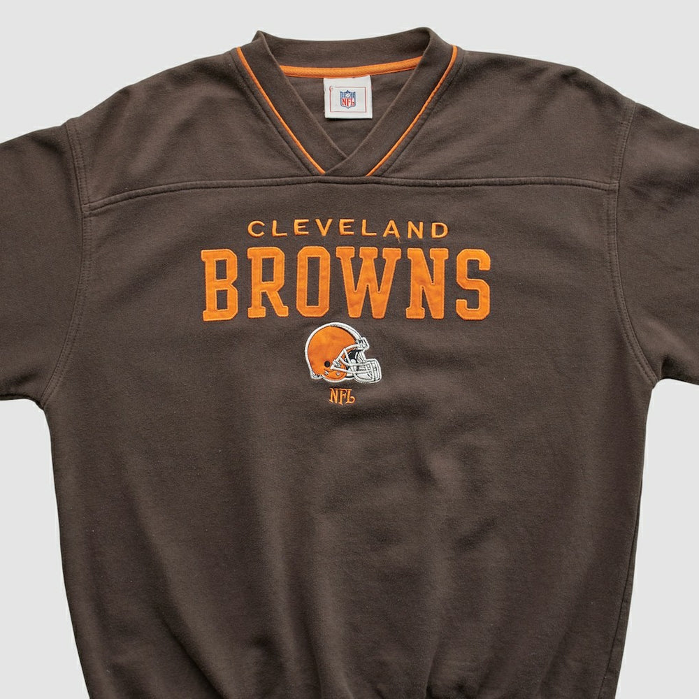 Cleveland Browns NFL 2000s Pullover Sweatshirt Brown Vintage