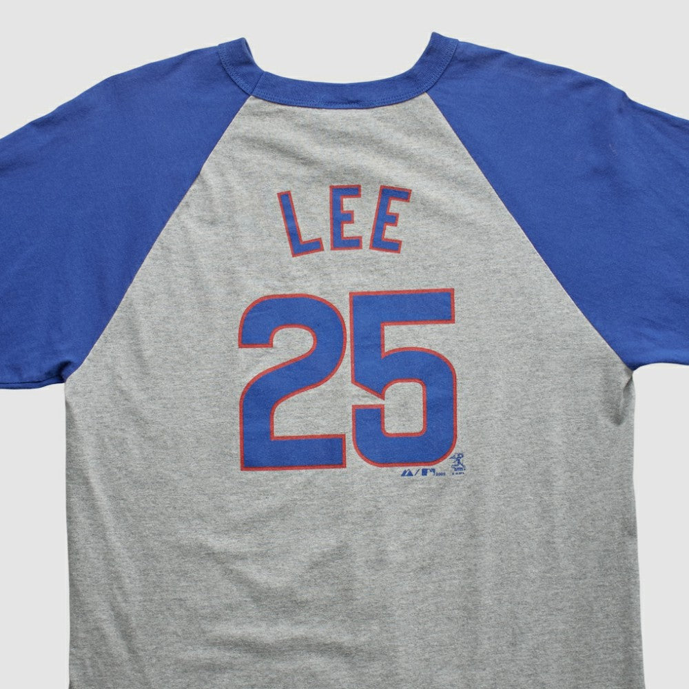 Chicago Cubs Majestic 2000s T-shirt - Heather Gray - M by Fanatics Real Vintage T-shirts